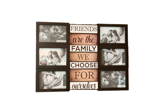 Family Themed Black Multi Photo Frame