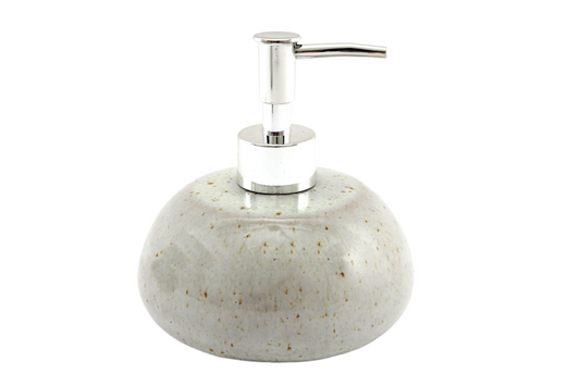 Taupe Ceramic Soap Dispenser