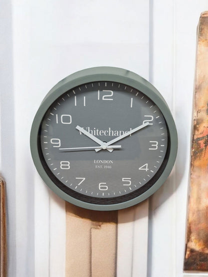 Grey Tonal Clock 20cm