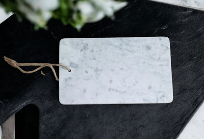 White Marble Chopping Board 40x24cm