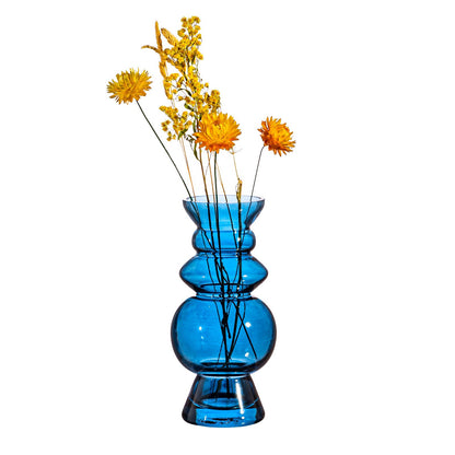 Selina Glass Vase Blue