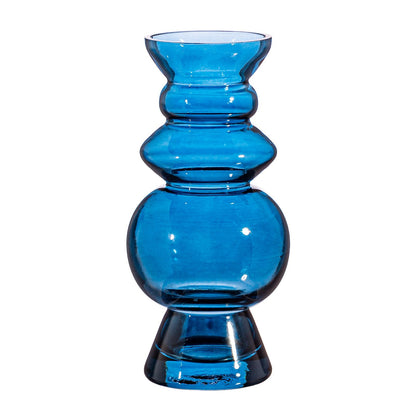 Selina Glass Vase Blue