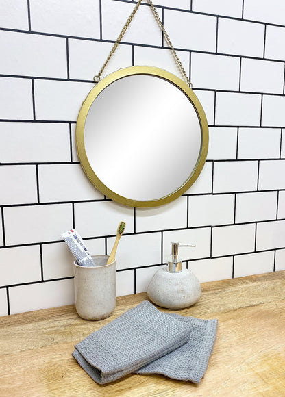 Taupe Ceramic Soap Dispenser