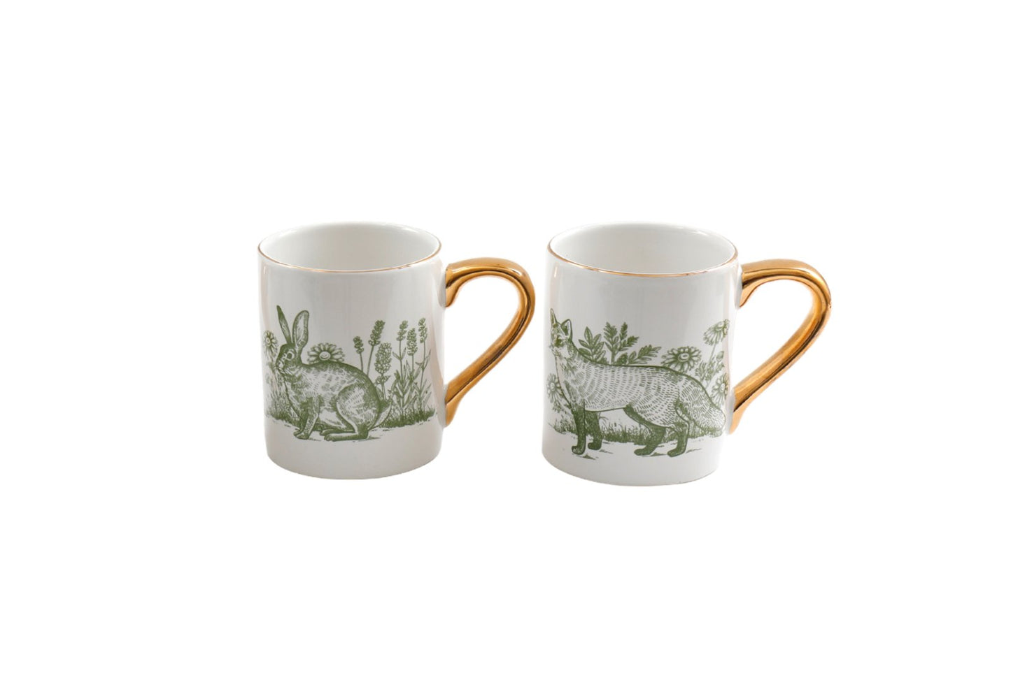 Forest Toile Mugs