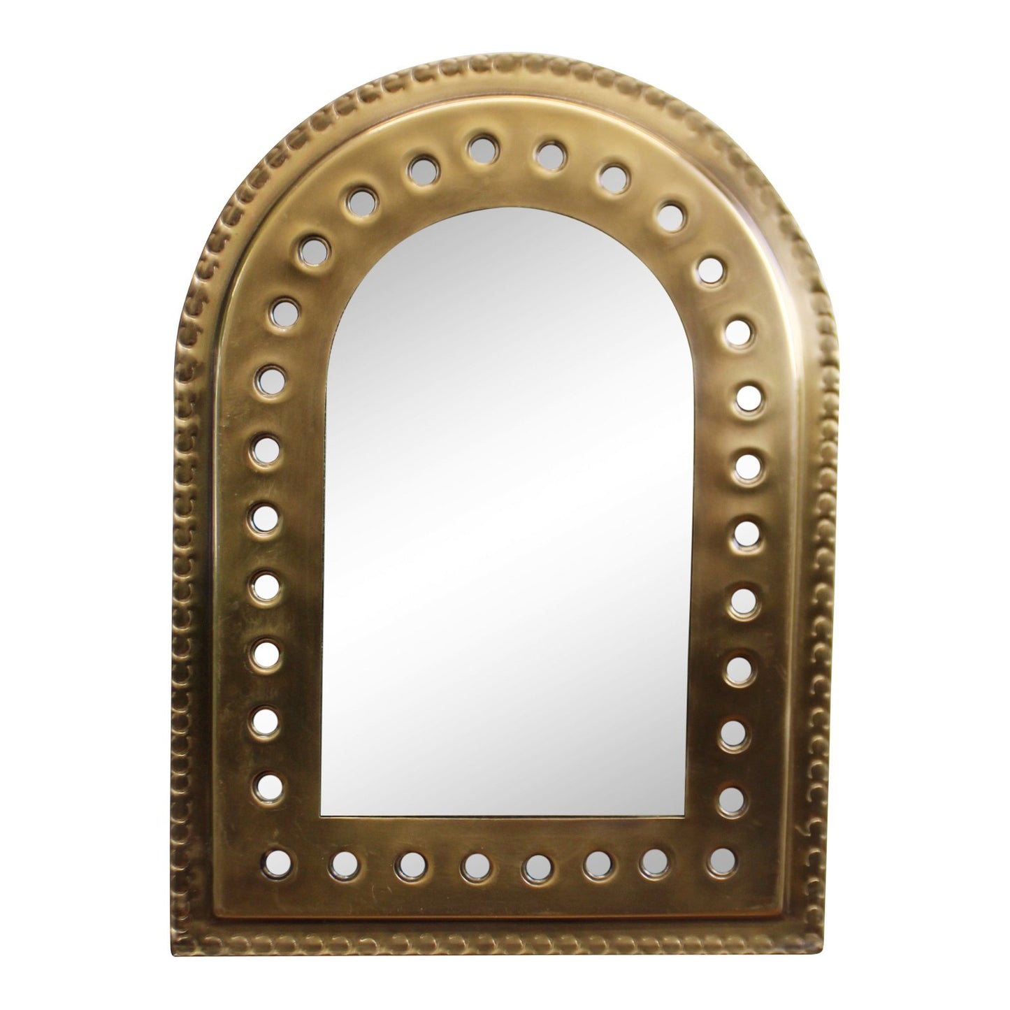 Set of 5 Gold Coloured Decorative Mirrors