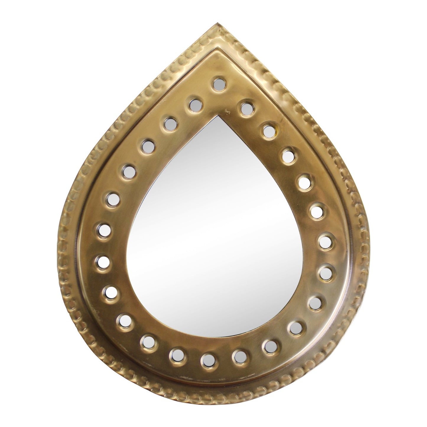 Set of 5 Gold Coloured Decorative Mirrors