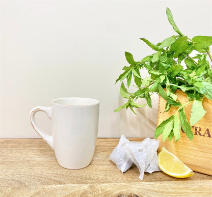 Heart Embossed Cream Mug 11cm