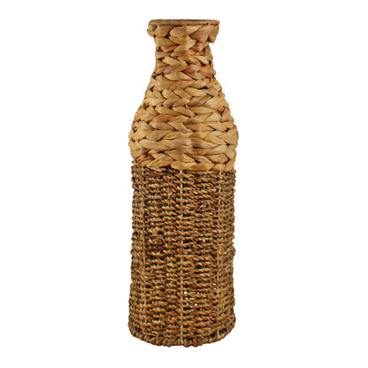 Natural Interiors Bamboo & Seagrass Vase, 45cm.