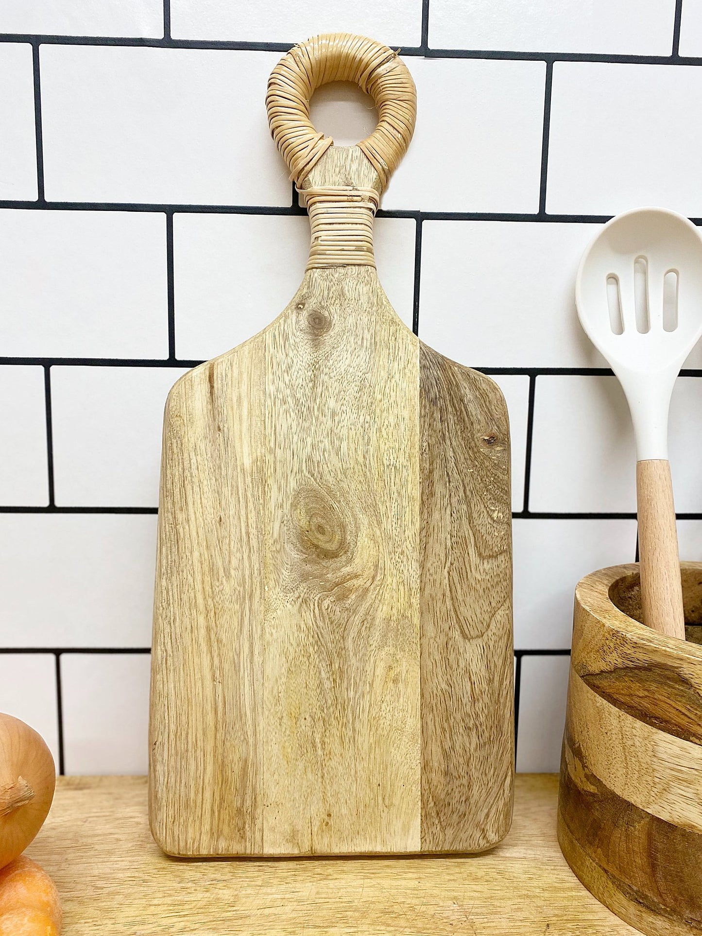 Chopping Board With Hoop Handle