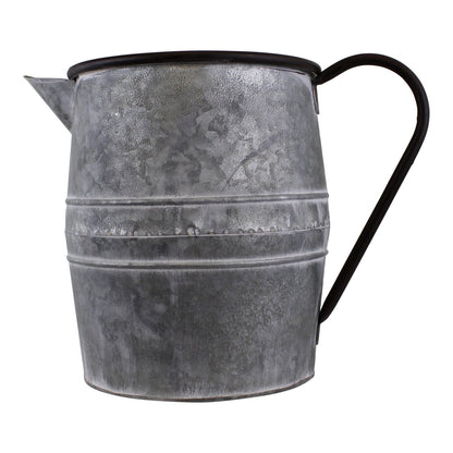 Vintage Style Metal Jug Garden Planter