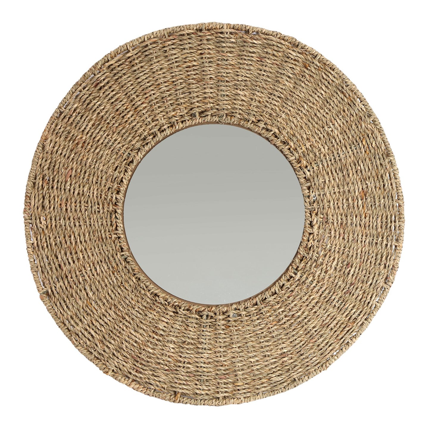 Natural Seagrass Mirror 50cm