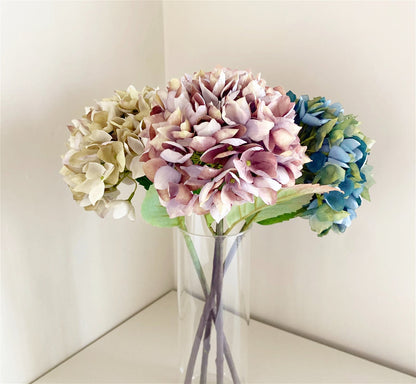 Set of Four Artificial Hydrangeas