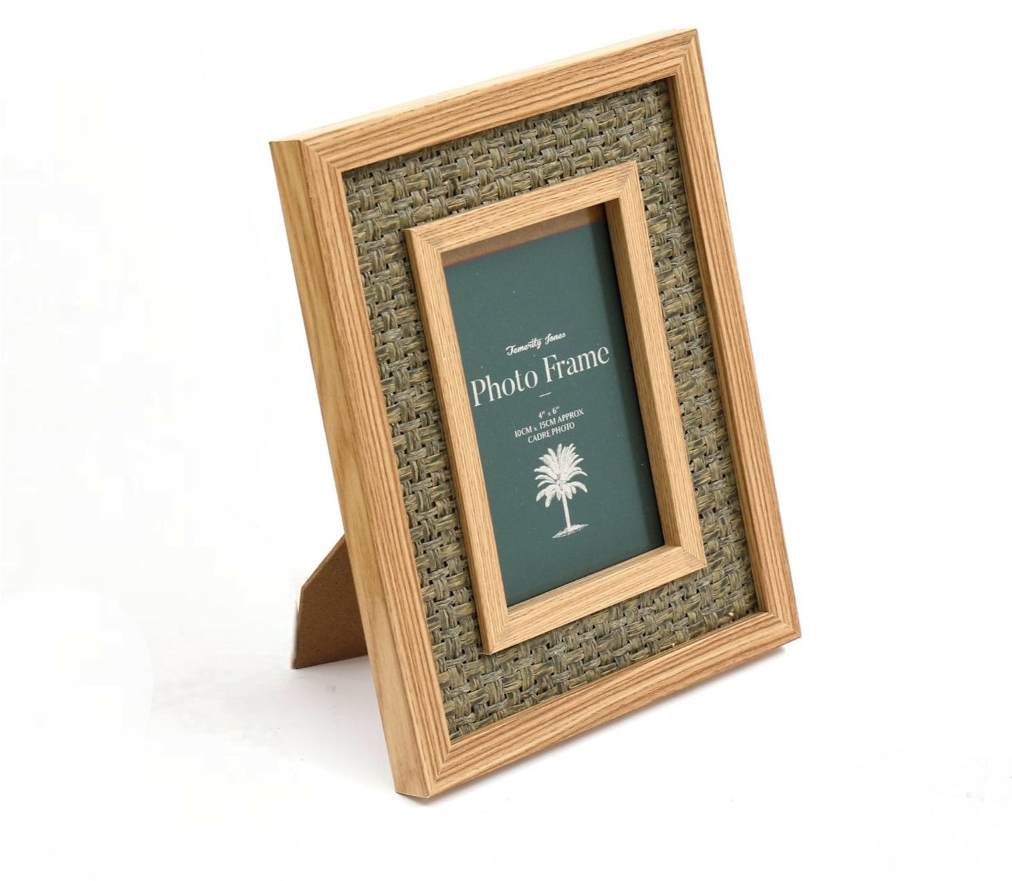 Rattan Effect 4" x 6" Photo Frame