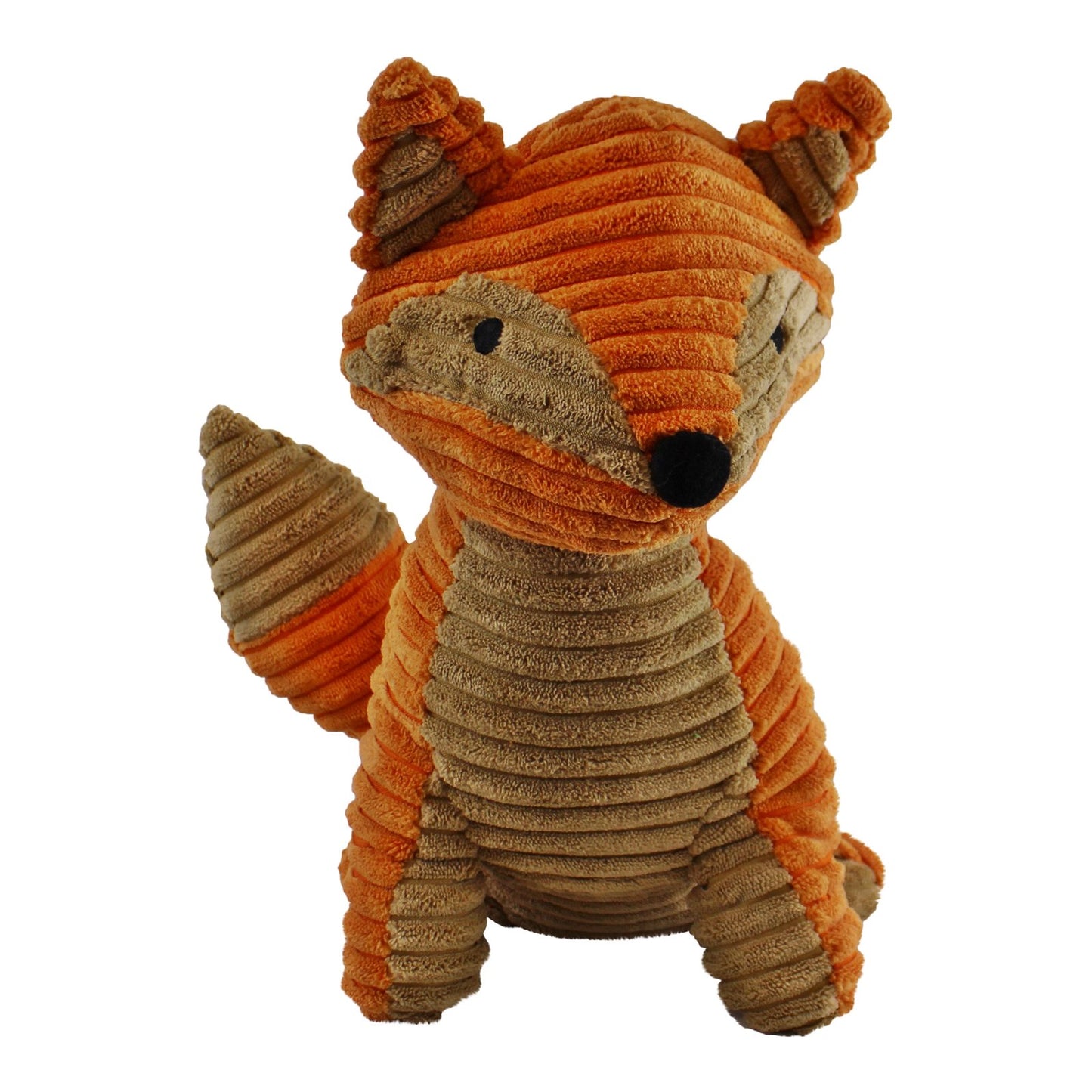 Ribbed Fabric Fox Door Stop, 30cm