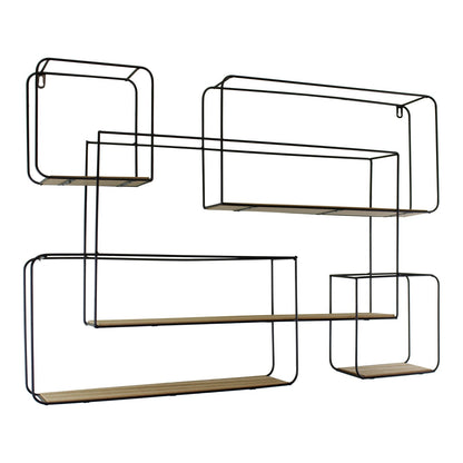 Extra Large Rectangular Metal Wall Shelf