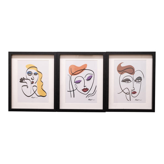 Set of 3 Art Deco Picture Frames