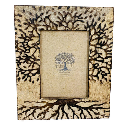 Wooden Tree of Life Tree Photo Frame 5x7"